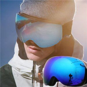 NEW Archer Ski Goggles Anti-fog UV 400 Protection